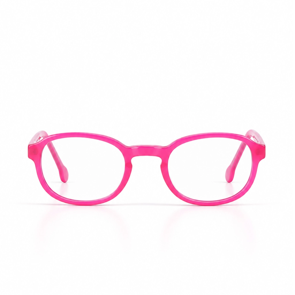 JOY Vite Vu Bien Vu lunettes VVBV monture acetate fleur de coton verres blanc ARB, de face, format web fond blanc