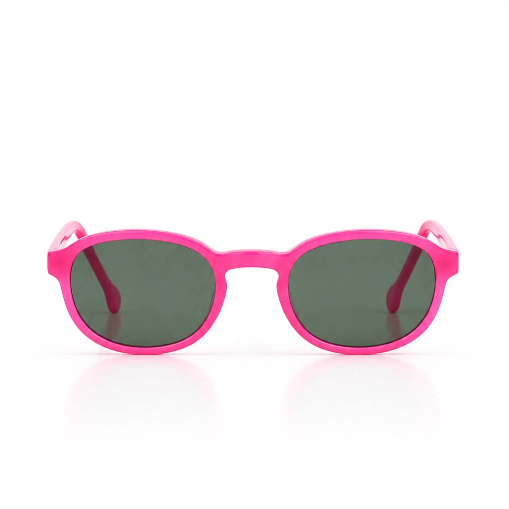 JOY Vite Vu Bien Vu lunettes VVBV monture acetate fleur de coton verres solaires G15, de face, format web fond blanc